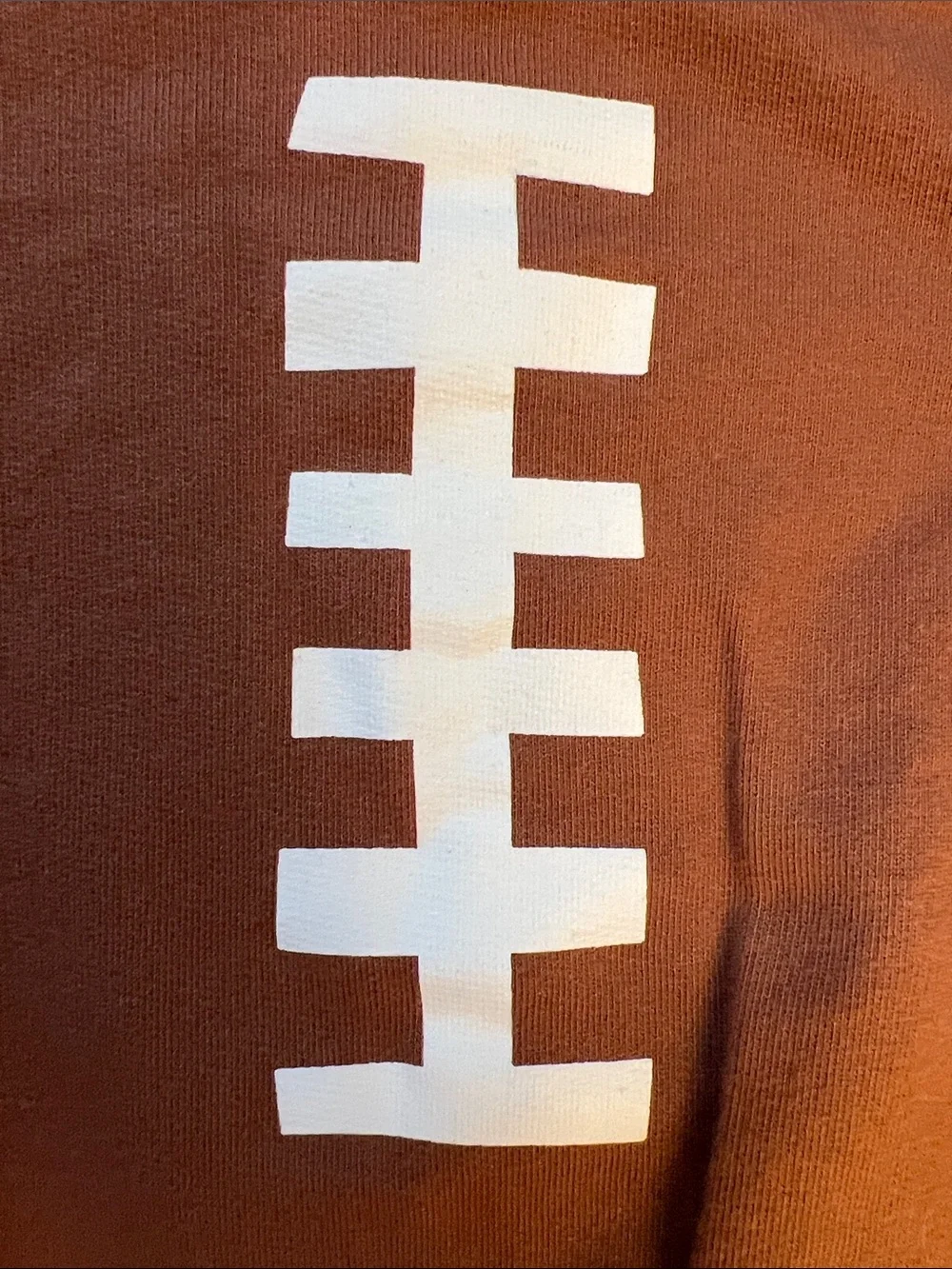 Carter’s | Brown Baby One-Piece Romper with Football Detail Size 6 Months